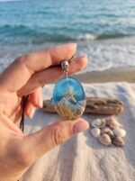 gerçek deniz yıldızı kolye